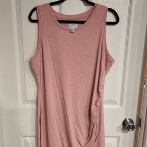 NWOT side ruched tank dress